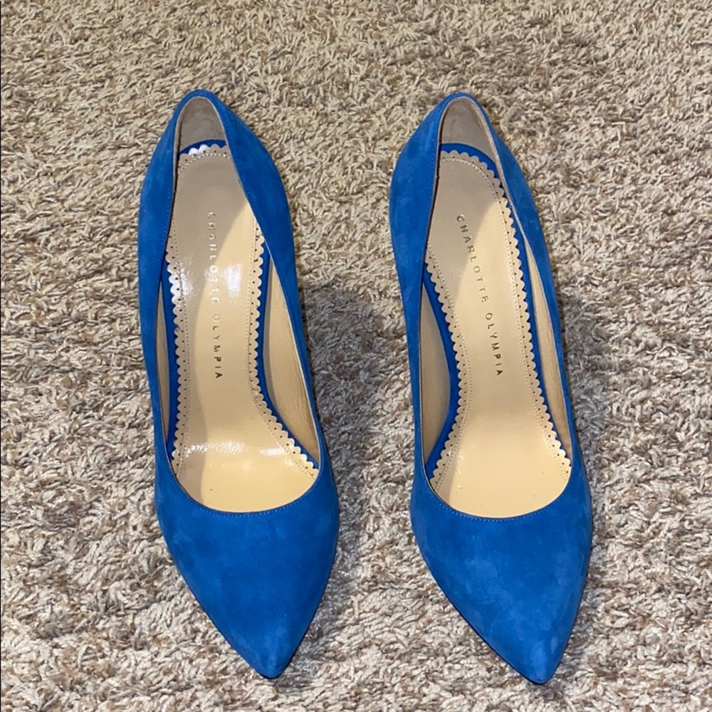 Charlotte Olympia blue pumps size 39